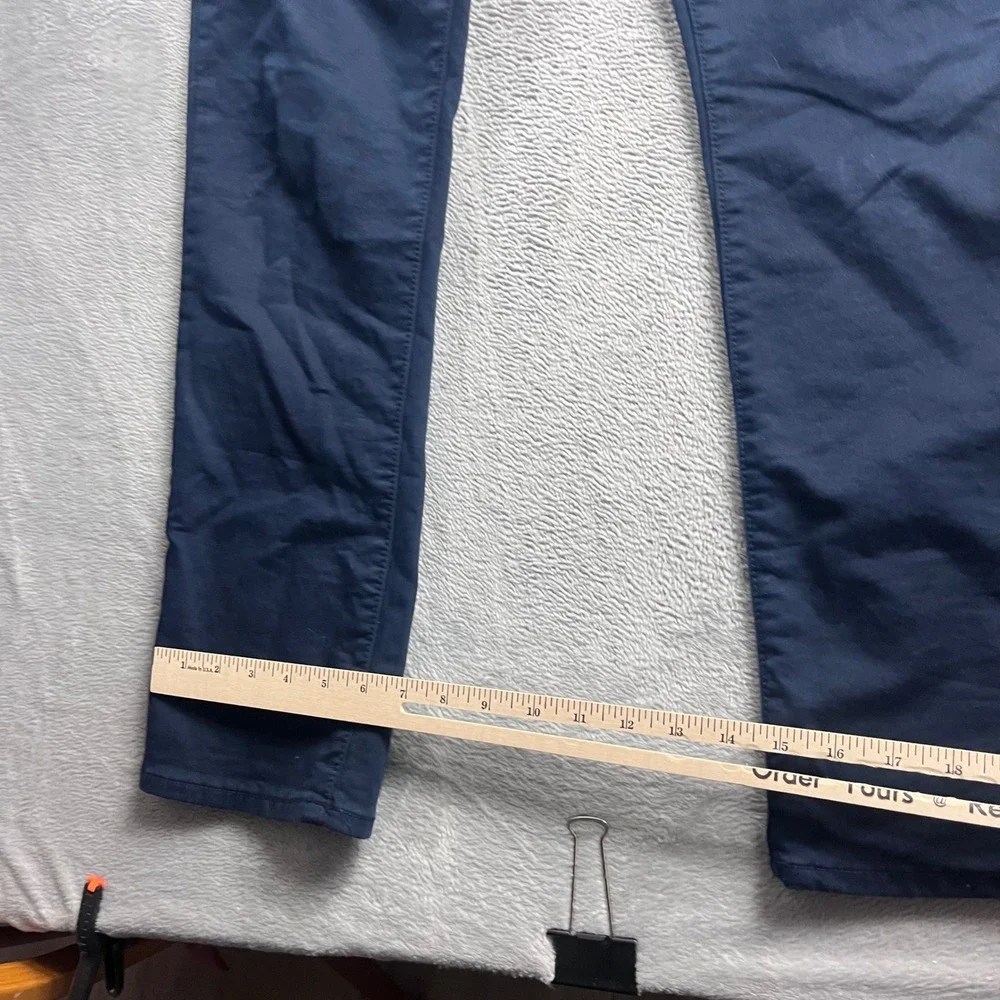 Banana Republic‎ Travel Jean Mens 31x30 Slim Fit Navy Blue 5-Pocket Chino Pants